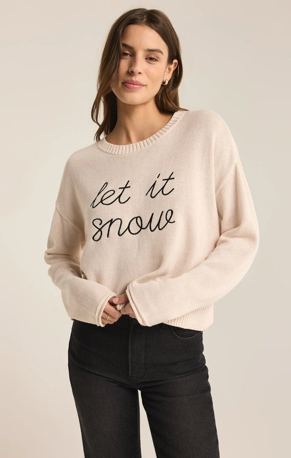 Sienna Snow Sweater | Winter White