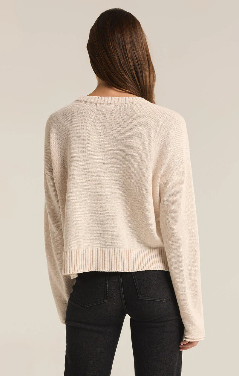 Sienna Snow Sweater | Winter White