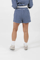 Kaitlin Terry Short | Grey & Navy Stripe