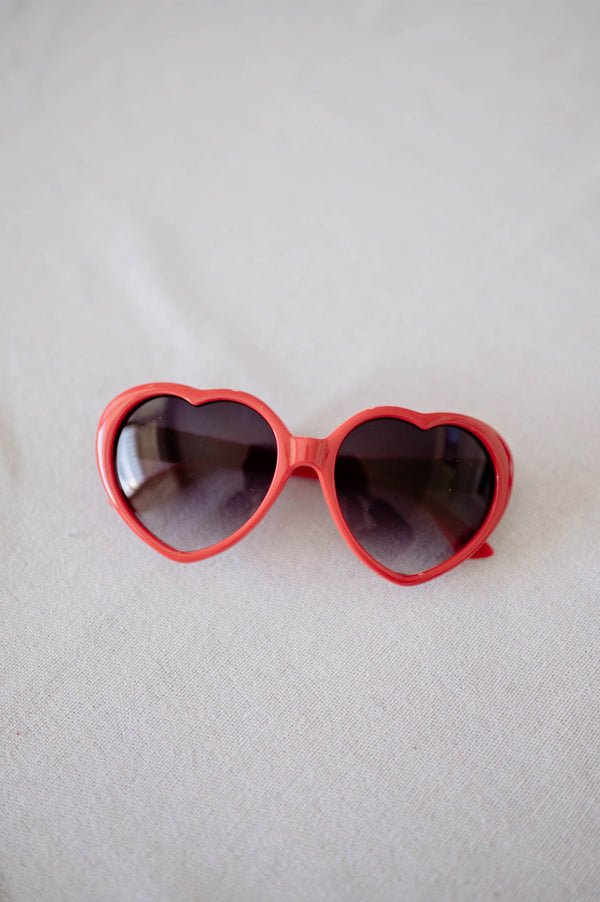 Heart Sunglasses | Red - FINAL SALE