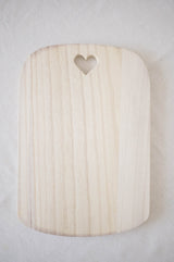 Carved Heart Serving Tray | Large
