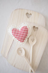 Carved Heart Serving Tray | Large