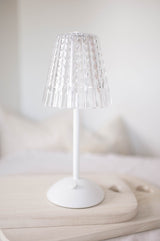 Crystal Shade LED Table Light | White