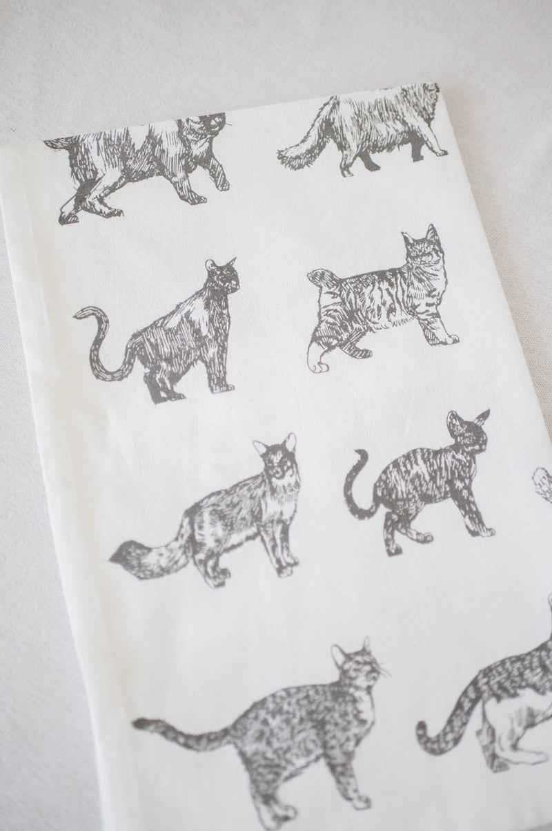 Cat Outline Kitchen Towel