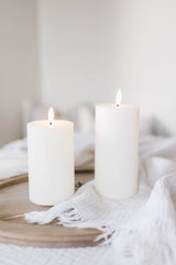 LED Pillar Candle 3x6 | Sand