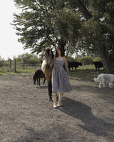 Laurel Midi Dress | Chocolate Checkered