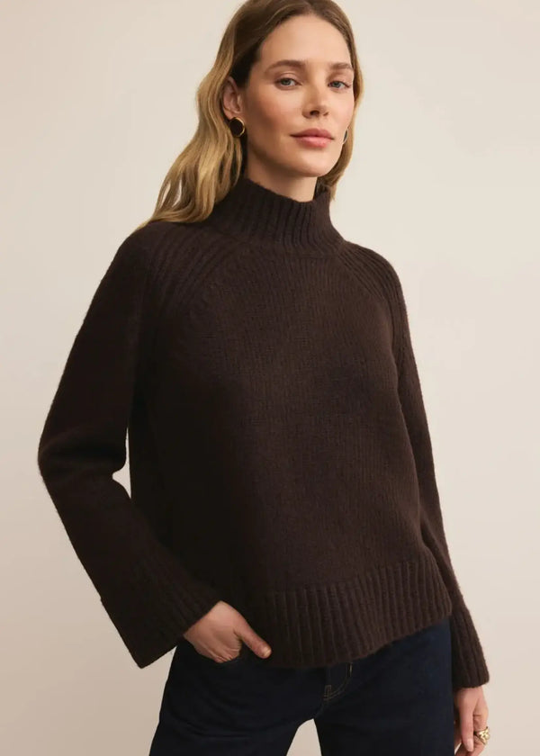 Emerge Sweater | Chocolate Cherry
