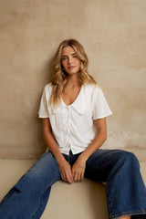 Zayna Top | White