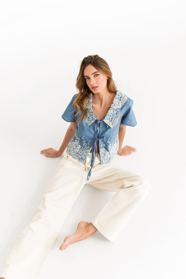 Meryl Top | Blue