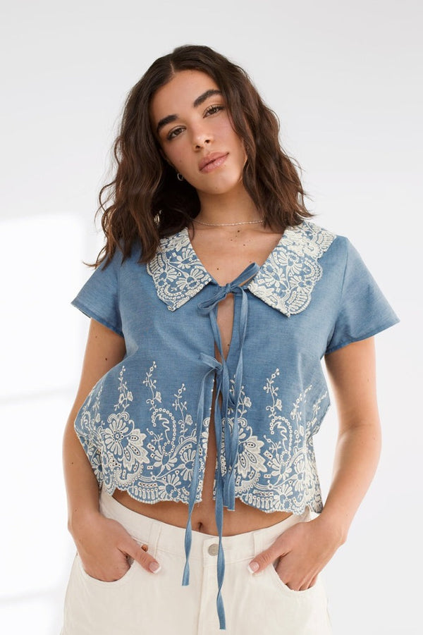 Meryl Top | Blue