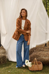 Miley Blazer | Camel