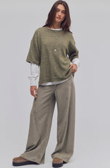 Margot Sweater Tee | Kalamata Melange