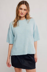 Margot Sweater Tee | Angel Falls Melange