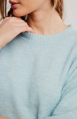 Margot Sweater Tee | Angel Falls Melange