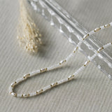 Iylara Necklace | Gold Moonstone