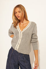 Jameson Cardigan | Campus Grey