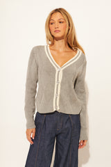 Jameson Cardigan | Campus Grey