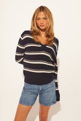 Kieran Pullover | Monaco Stripe