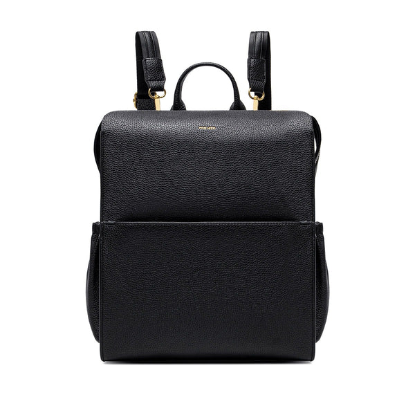 Kylie Backpack Small | Black Pebbled