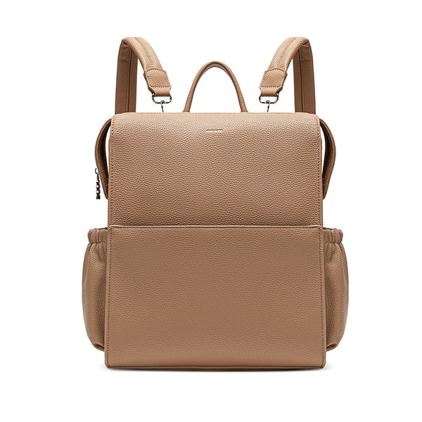 Kylie Backpack Small | Latte Pebbled