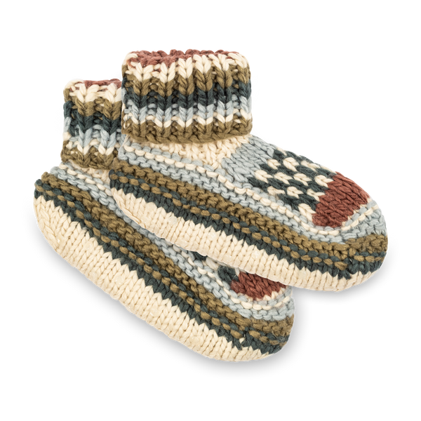 Northern Isles Knit Bootie | Blue - FINAL SALE