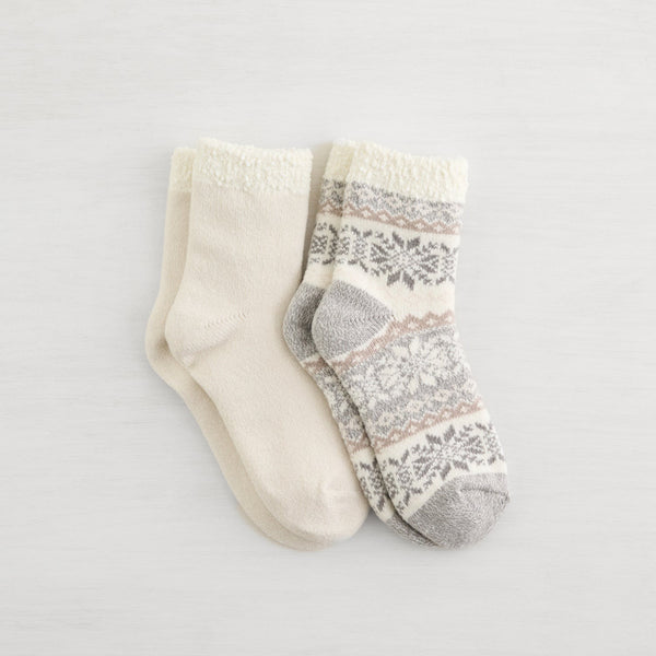 Snow Day Double Layer Socks 2 Pack | Touch