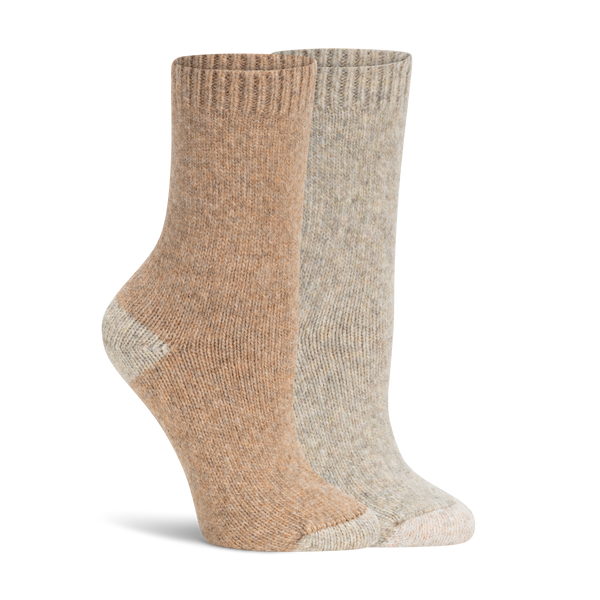 Sweater Knit Socks 2 Pack | Taupe