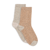 Sweater Knit Socks 2 Pack | Taupe