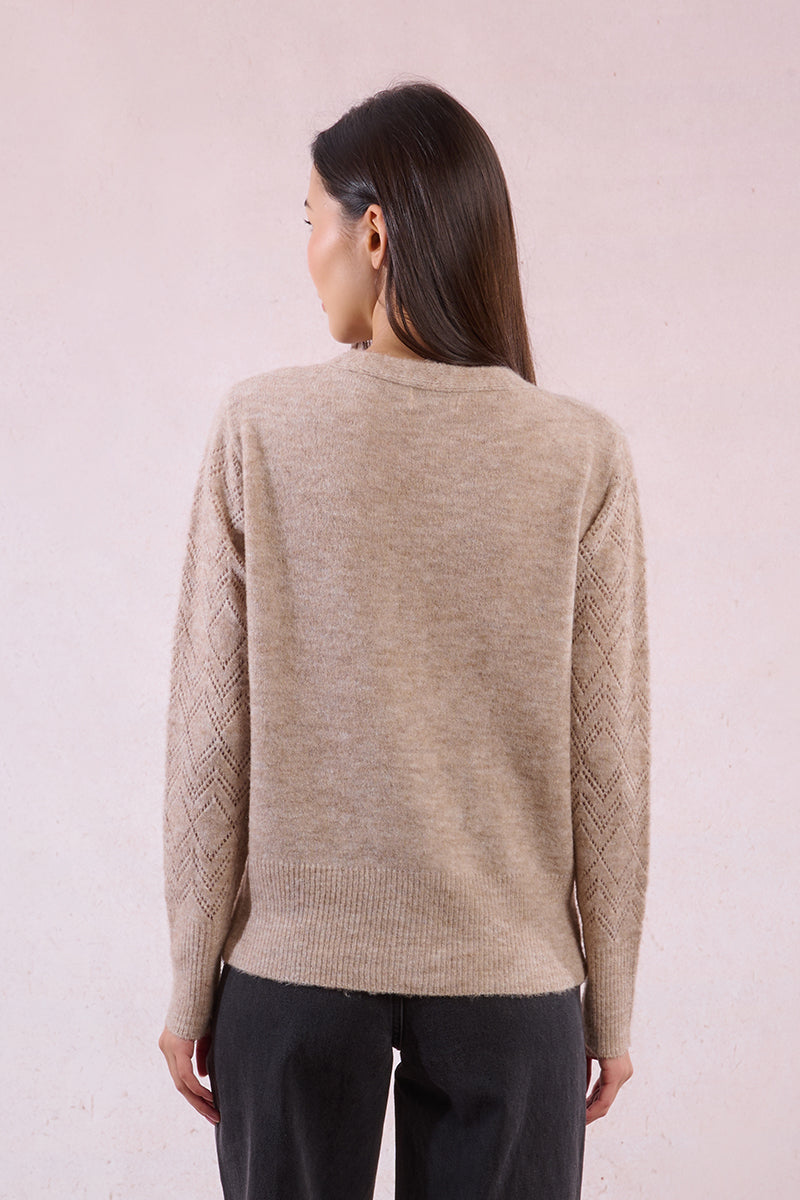 Brielle Cardigan | Beige
