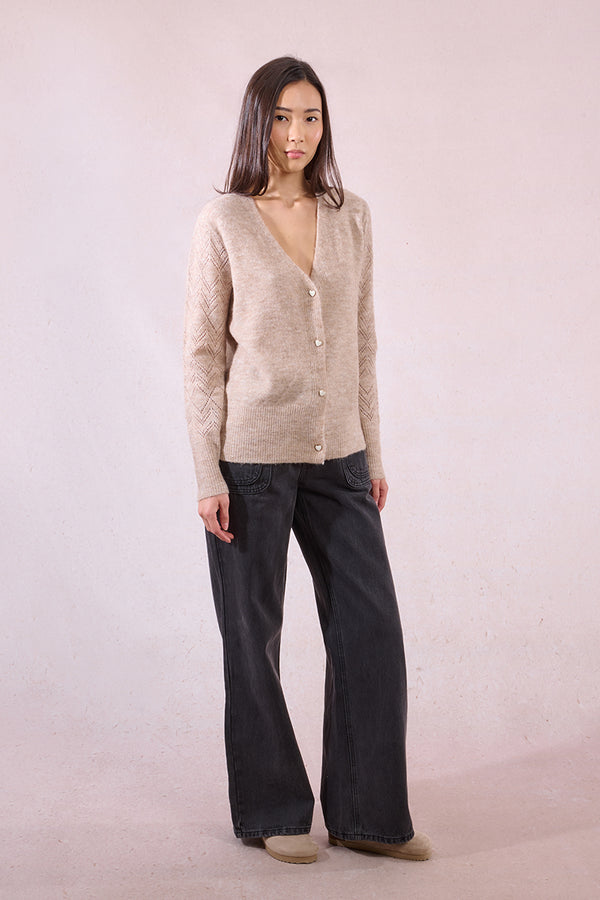 Brielle Cardigan | Beige