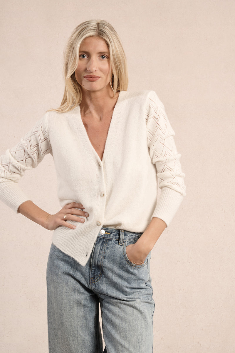 Brielle Cardigan | Ecru