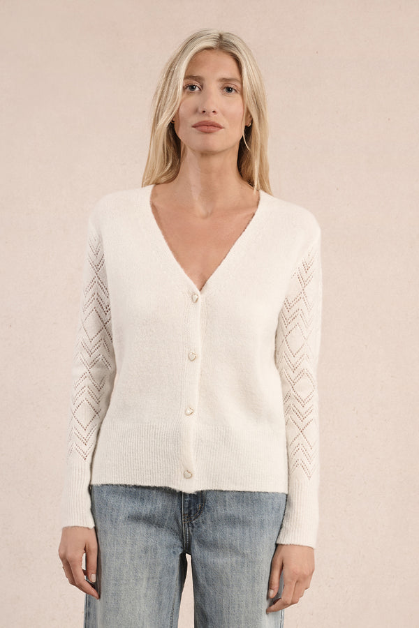 Brielle Cardigan | Ecru