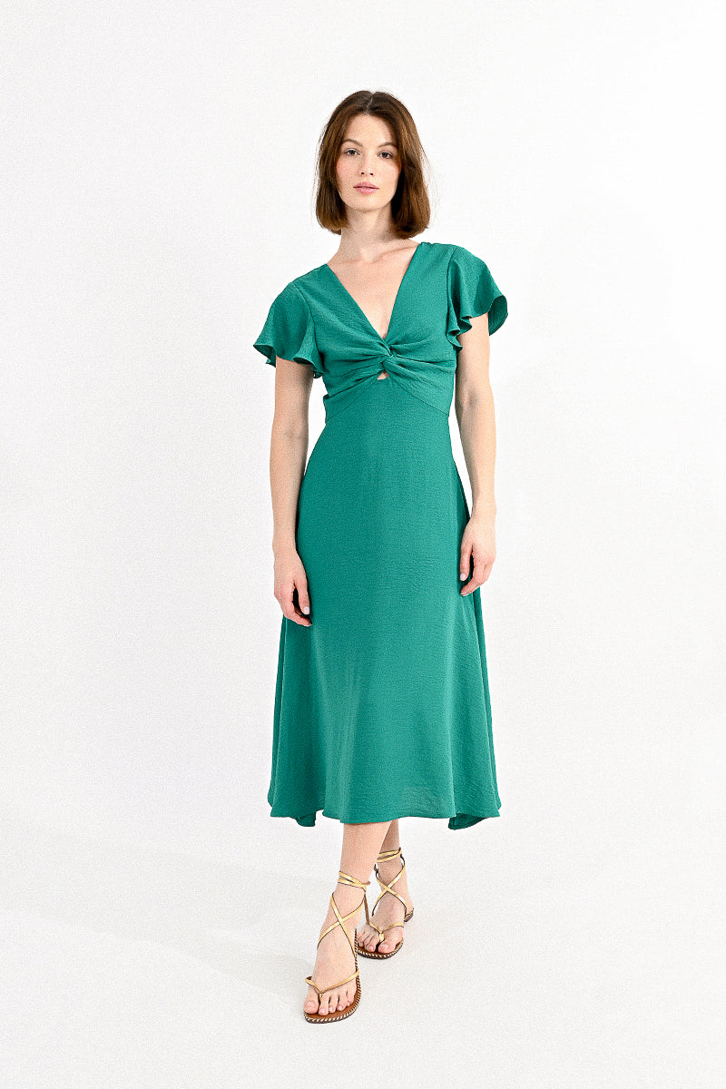 Kamryn Dress | Emerald - FINAL SALE