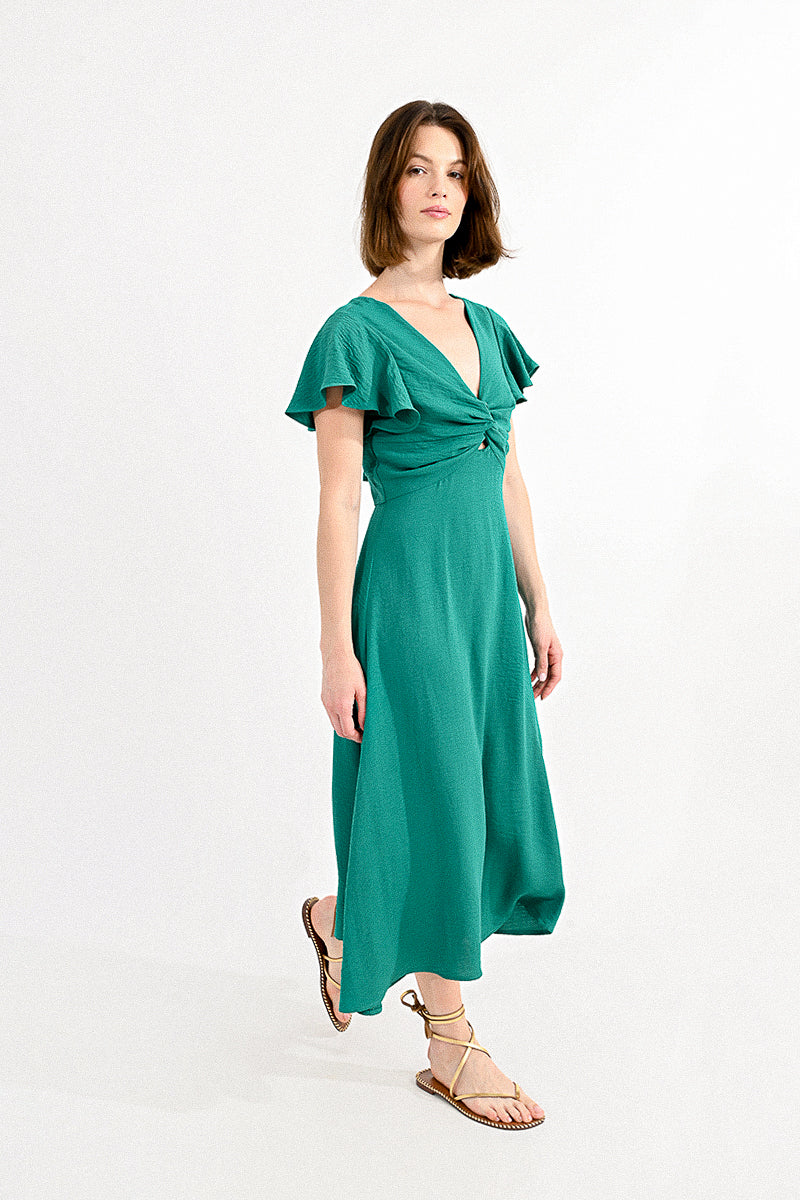 Kamryn Dress | Emerald - FINAL SALE