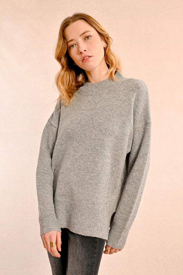 Whisper Pullover | Grey - FINAL SALE