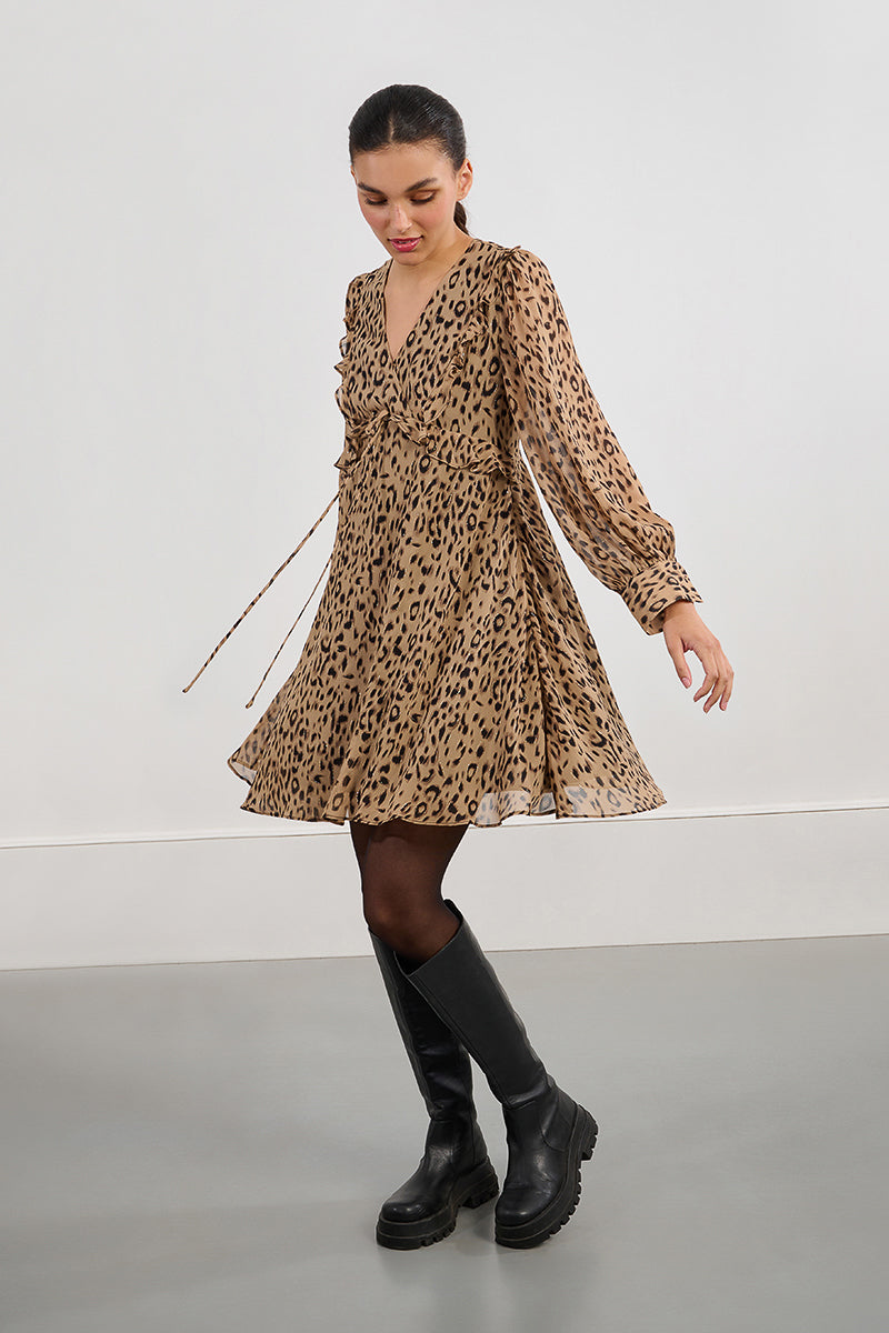Katya Dress | Beige