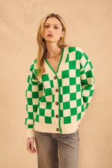 Lawson Cardigan | Irish Check - FINAL SALE