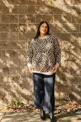 Leopard Pullover | Taupe