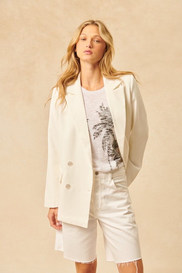 Lincoln Blazer | Vivid White