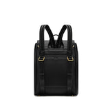 Lock Backpack | Black Pebbled