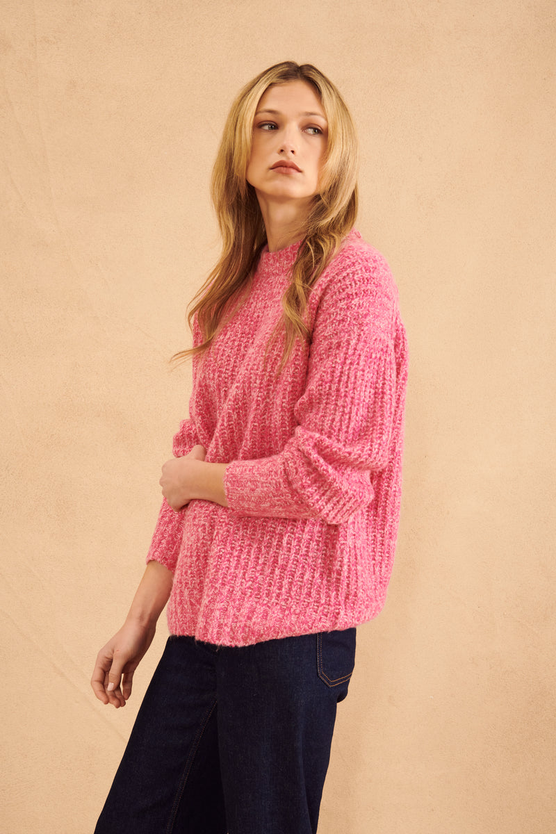 Louie Sweater | Hibiscus