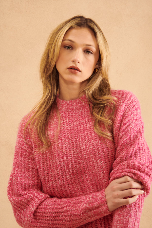 Louie Sweater | Hibiscus