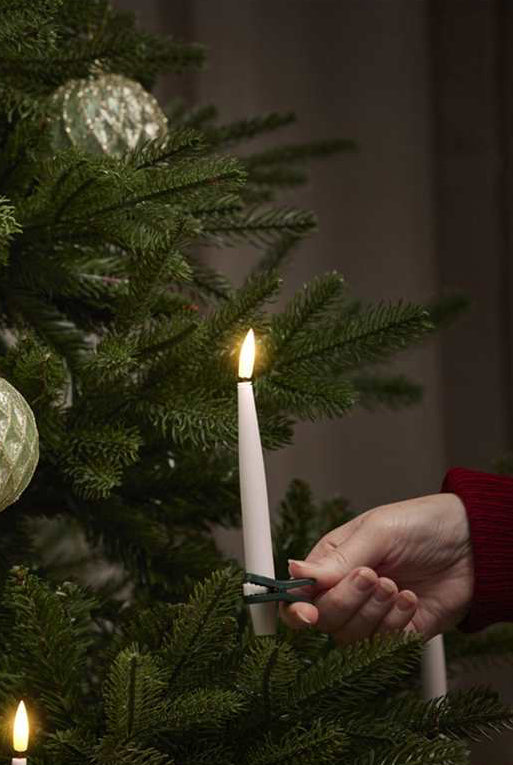 LED Taper Candles with Remote | Set of 10
