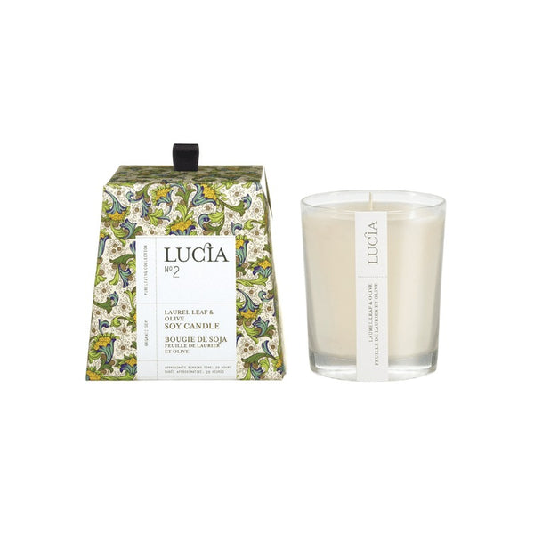 Laurel Leaf & Olive Candle