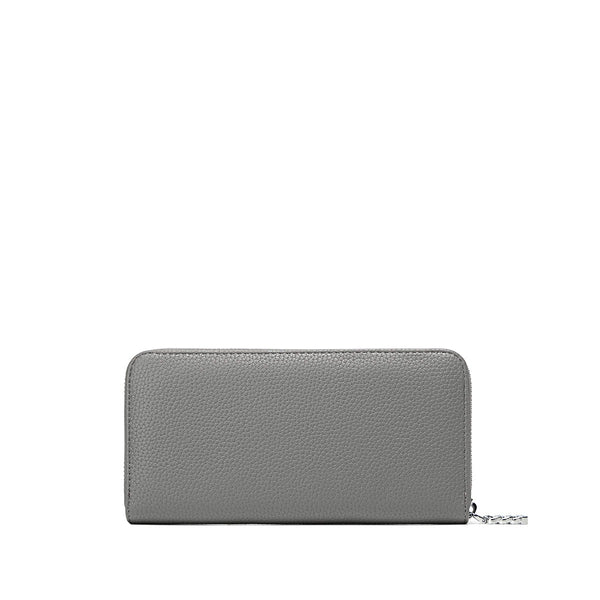 Mae Zip Wallet | Grey Pebbled - FINAL SALE