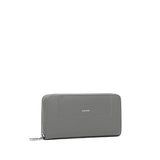 Mae Zip Wallet | Grey Pebbled