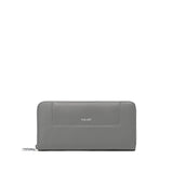 Mae Zip Wallet | Grey Pebbled