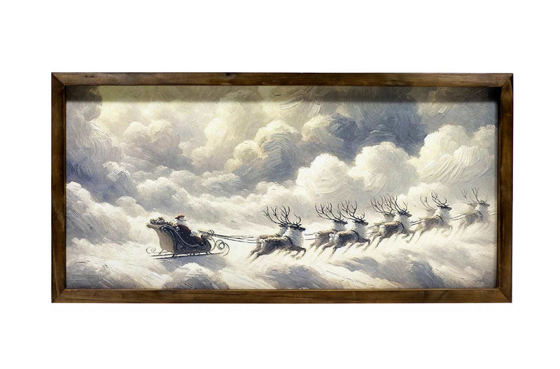 Wall Art | Vintage Santa Sleigh {Pick Up Only}