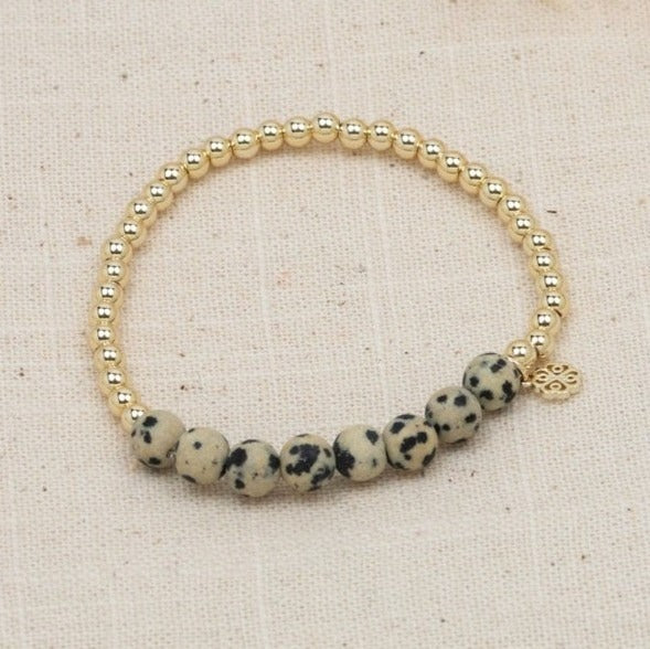 Maxie Bracelet | Gold/Labradorite