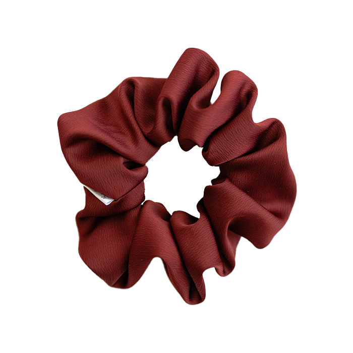 Barbays Scrunchie | Merlot Satin